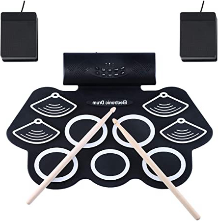 Asmuse Juego de Batería Electrónica