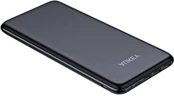 AUKEY USB C Bateria Externa 20000mAh, Powerbank Fino con 4 Salida y 3 Entrada, Bateria Portatil para Movil, Nintendo Switch, iPhone, Samsung, iPad