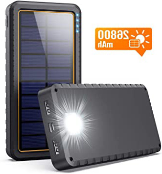 







Yacikos Batería Externa 26800mAh Cargador Solar Carga Rápida Power Bank con 2 Entrada Puerto [Tipo C & Micro USB] + 2 Salida Puerto + Linterna LED de 3 Modos para Smartphones, Tabletas y Al Aire Libre






