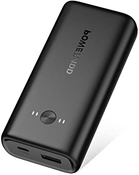 POWERADD EnergyCell Neo Power Bank 10000mAh Batería Externa Carga Rápida(5V/2.4A) Pequeño y Ligero Batería Portátil para teléfonos móviles-Negro