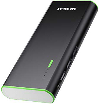 POWERADD Batería Externa Power Bank 10000mAh (3 USB, 5V 2A, Más 2.5A, con Linterna) Carga Rápida para iPhone iPad Samsung Xiaomi Móviles Inteligentes y Tableta