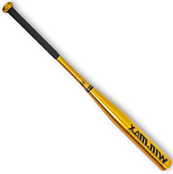 Bate de béisbol de aluminio o madera 81,5 cm