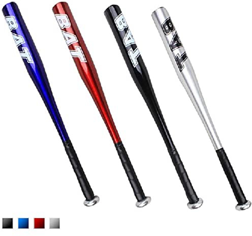 AQD Bate De BéIsbol De Aluminio De La Defensa Personal Bate De BéIsbol Defensa Casera Plata De 32 Pulgadas Equilibrado Perilla Tradicional Bate De BéIsbol Typhoon Baseball Batsblack