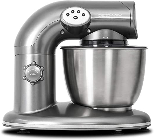 Cecotec Batidora Amasadora Cecomixer Compact. Movimiento planetario, Bol de acero de 5,6l, Gran Potencia
