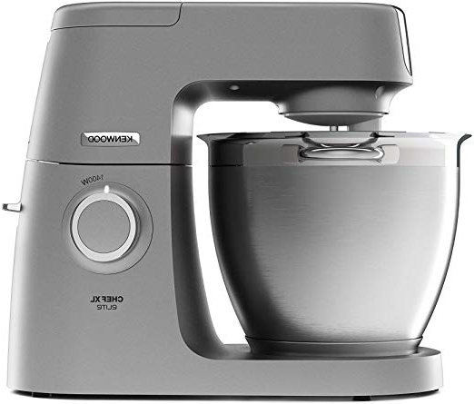 Kenwood KVL6320S Robot de cocina, accesorios de acero inoxidable, indicador de velocidades, 1400 W, 6.7 litros, Aluminio, Plata