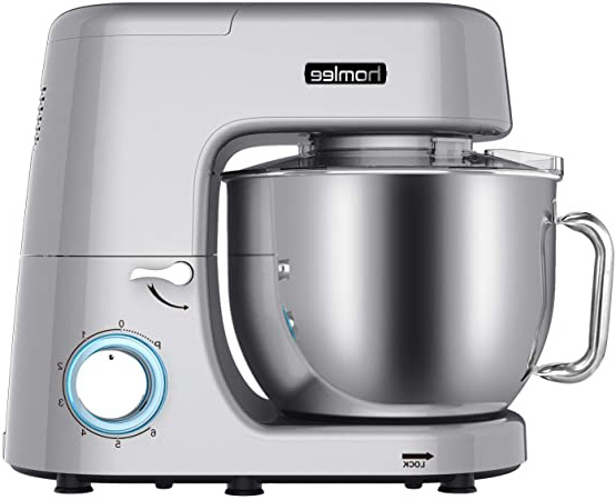 Homlee1800W Batidora Amasadora,Robot de cocina Automática Multifuncional, Profesional Amasadora de Bajo Ruido para Repostería Alta potencia Amasadora de pan con Cuenco de 7,2L