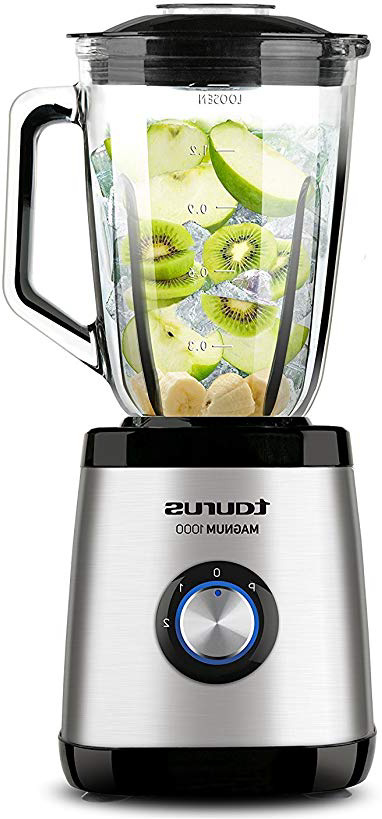 Taurus Optima Magnum Batidora de vaso, 1000 W, de capacidad 1.5 L, 1.5 litros, acero inoxidable