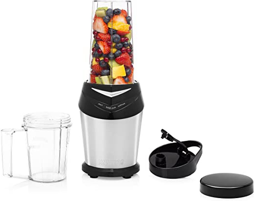 







Princess 212067 Batidora de Alta Velocidad Nutri, 1000 W, Acero Inoxidable, Negro, Plata






