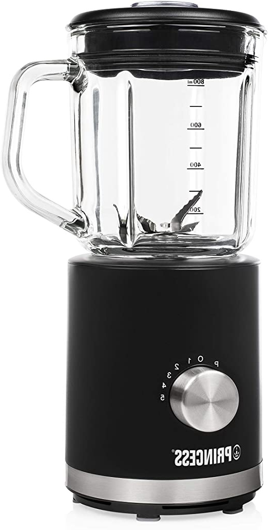 







Princess 212078 Batidora compacta, jarra de cristal, capacidad 0.8 L, 500 W, Acero inoxidable, 5 velocidades, negro y transparente






