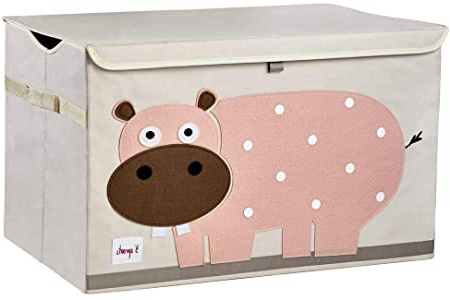3 Sprouts Hipopótamo - Arcón juguetes, unisex