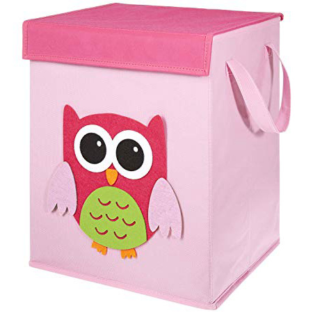 LOMOS caja para juguetes con diferentes motivos colorido y mucho espacio para almacenar (37x 30x 26cm)