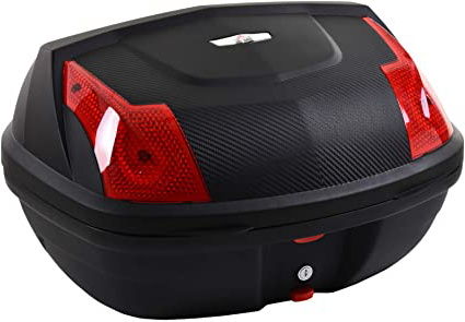 HOMCOM Maletero de Scooter Baúl