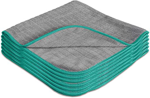 LAVANDOLA Bayetas de Microfibra 6 Piezas, 40x40cm Extremadamente absorbentes y Suaves, para el hogar, la Cocina y el baño, paños de Microfibra