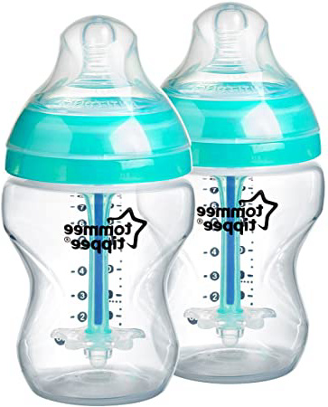 Tommee Tippee Closer to Nature - Biberón, Neutral, 260 ml (pack de 2), 0 meses