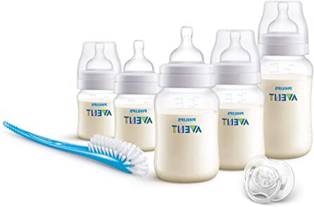 Philips Avent SCD806/03 - Set de recién nacido gama Anti-colic, 5 biberones