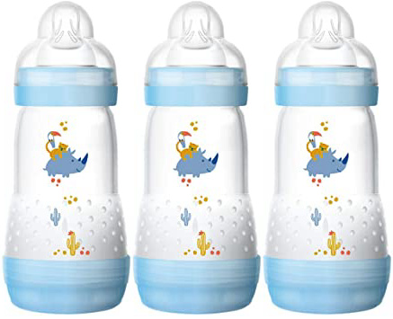 
                
                    
                    
                

                
                    
                    
                        MAM - Biberón (autoesterilizante, anticólico, 260 ml, 3 unidades), multicolor, 2 Meses+
                    
                

                
                    
                    
                
            