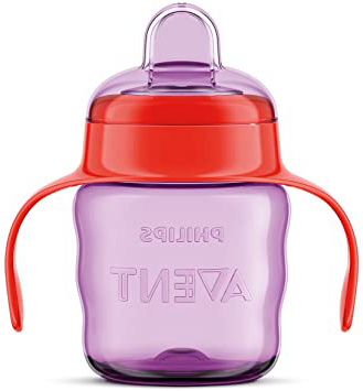 







Philips Avent SCF551/03 - Vaso con boquilla de silicona para niña, válvula antigoteo, sin BPA, para bebe de 6 meses, 200 ml, color rosa






