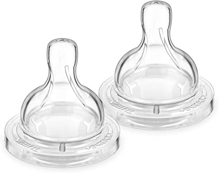 Philips Avent SCF636/27 - Tetina de silicona anti-cólicos para cereales, compatibles con el biberón Classic, 6m+