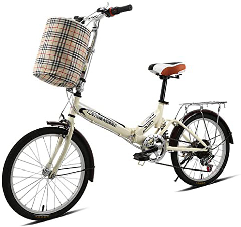 TTFGG para Bicicleta De Ciudad, De 20 Pulgadas De Bicicletas Confort con Cesta, Hombres Y Bicicletas De Las Mujeres, Los Niños Hijos De Época Bicicleta Niño En Bicicleta,01