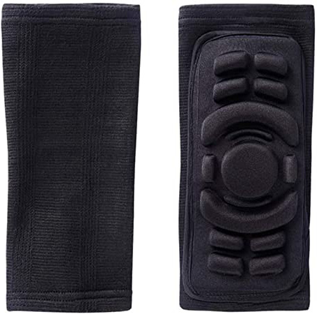 LIOOBO Almohadillas de Codo MTB Guardia Bicicleta de montaña Ciclismo Equitación Protección de Codo Apoyo Esquí Motocicleta Bicicleta Descenso Engranajes Protectores (Negro) Accesorios Deportivos