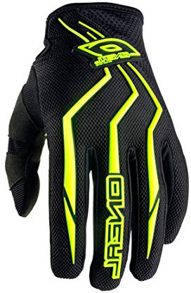 O'Neal Element Guantes de Bicicleta, Niños, Negro (hi-Vis/Black)