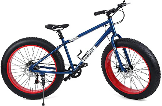 Ridgeyard 26" 7 Velocidad fat bike bicicleta de montaña Cruiser bike Bicicleta Paseo deporte playa viajes