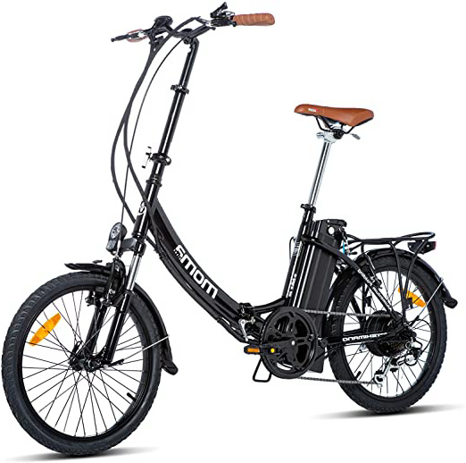 Moma Bikes E- Bike 20.2 Bicicleta Plegable electrica, Adultos Unisex, Negro, Unic Size