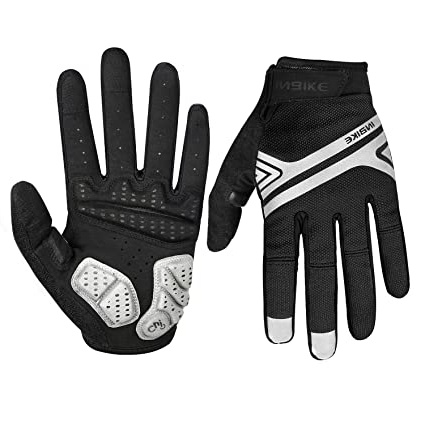 INBIKE Guantes Ciclismo Gel De Entretiempo para Hombre Y Mujer, Guantes Bicicleta Montaña Carretera con Acolchado De 5mm EVA para MTB Bicic Ciclista