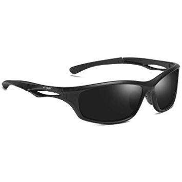 Skevic Gafas Ciclismo Hombre y Mujer, Gafas de Sol Deportivas Polarizadas TR90 para Ciclismo, Running, Deporte, Bicicleta de Montaña, Pesca, Bici, Esquí, Golf, etc. Gafas MTB Protección 100% UV400