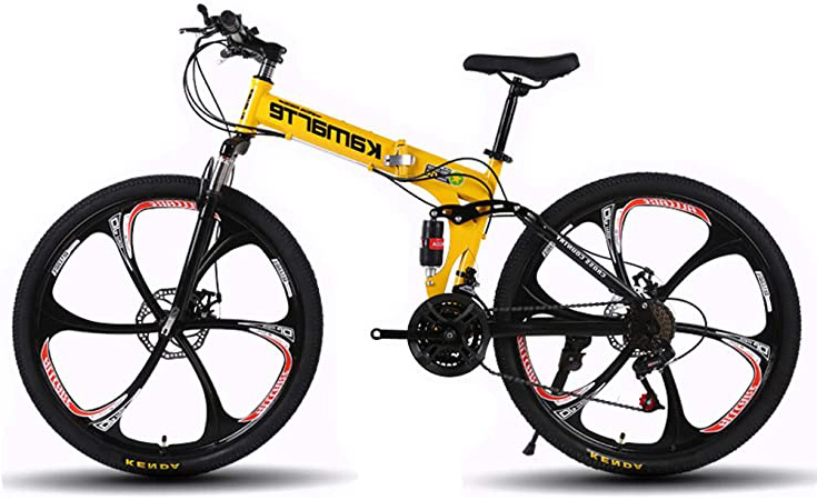 DRAKE18 Bicicleta de montaña Plegable,