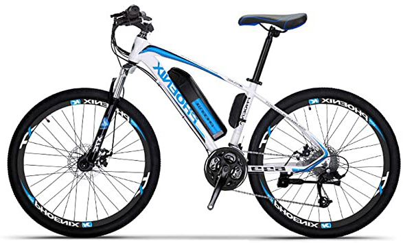 Adulto Bicicleta eléctrica de montaña, Bicicletas 250W Nieve, extraíble 36V 10AH batería de Litio de 27 de Velocidad de Bicicleta eléctrica, 26 Pulgadas Ruedas