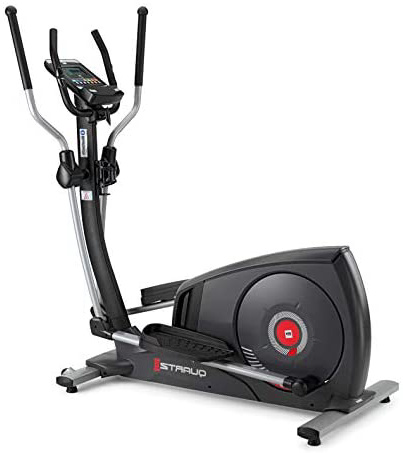 BH Quartz II bicicleta elíptica. Fitness Apps. 14 Kg sistema inercial. Negra. G2381iFD