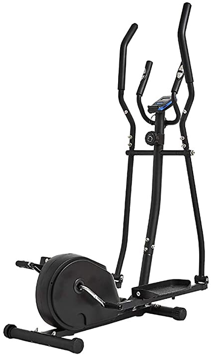 LK-HOME Bicicleta Elíptica, Máquina para Adelgazar Compact Fitness, Bicicleta Estática con 8 Niveles De Resistencia, Máquina De Entrenamiento Cardiovascular