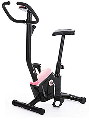 LCYZ Plegable Portátil Bicicleta Estática,Mute Magnetron Spinning Bike, Bicicleta Elíptica para Adelgazar Home Fitness,Rosado