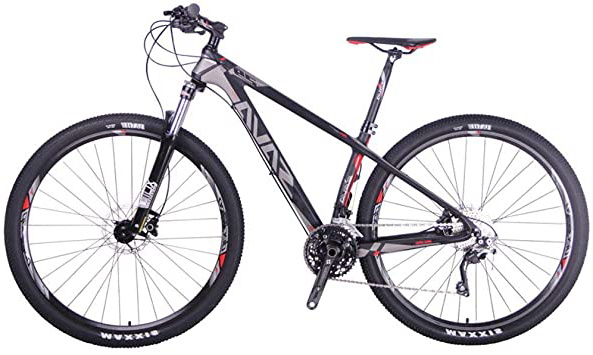 SAVANE Bicicleta Montaña,DECK6.0 Bicicleta de montaña Carbono Ultraligera MTB de 29 Pulgadas con Cola rígida Completa con neumáticos Shimano DEORE M6000 Gpuppreset de 30 velocidades