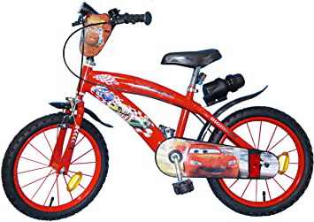 TOIMS Cars - Bicicleta Infantil para niño