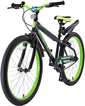 BIKESTAR Bicicleta Infantil para niños y niñas a Partir de 10 años | Bici de montaña 24 Pulgadas con Frenos | 24" Edición Mountainbike