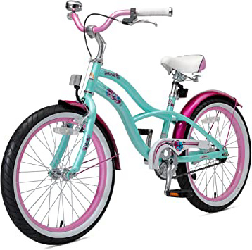BIKESTAR Bicicleta Infantil para niños y niñas a Partir de 6 años | Bici 20 Pulgadas con Frenos | 20" Edición Cruiser