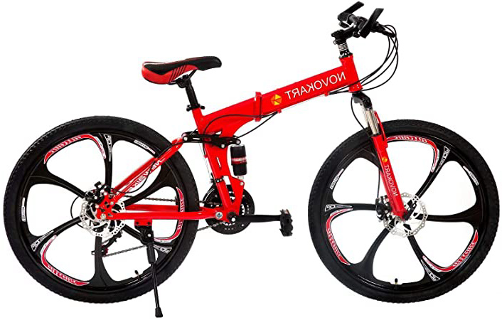 Novokart Bicicleta Plegable, Unisex, para