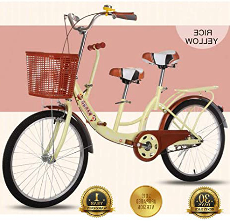 De 28 Pulgadas, Coche De La Familia, La Madre Y El Hijo De Coche, Moto Adultos, Niños Coche, Hombres Y Mujeres Tándem, 4 Colores Eligen,Flesh