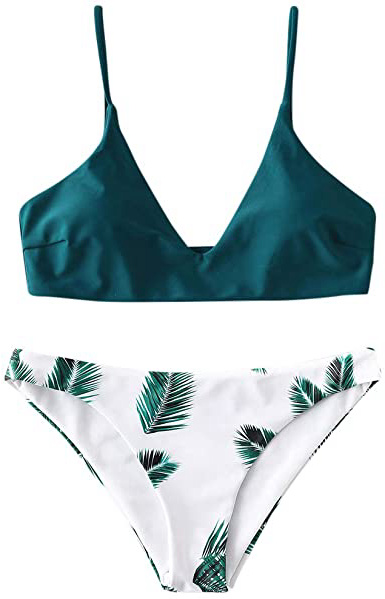 Zaful Bikini acolchado push-up para