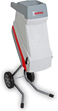 IKRA 81003000 IMH 2500 - Trituradora eléctrica de jardín, color gris y rojo