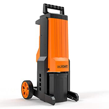 TACKLIFE Biotriturador Eléctrico, Trituradora Eléctrica de Jardín, 2500W, Diámetro Máximo de Molienda 40 mm, Hojas Intercambiables de Acero Especial, Desmontaje Rápido PWS02A