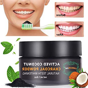 Blanqueamiento dental,Carbon Activado Dientes,Polvo Dientes, Blanqueador De Dientes ingredientes activos de coco. Blanqueador seguro para goma sensible