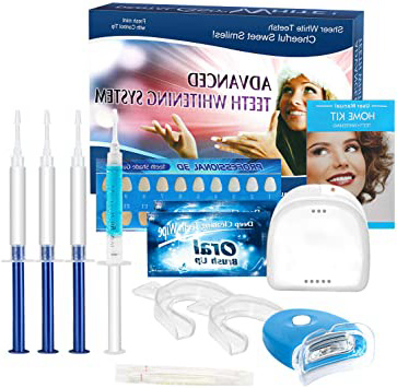 Kit de Blanqueamiento de Dientes, iFanze Blanqueador Dental Profesional, dientes blancos, dientes blancos white, dientes blancos led, dientes blancos luz, reducir manchas dientes