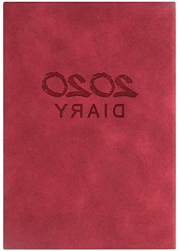 2020 Planificador de Bloc de notas de cuero creativo decorativo diario Cuadernos for Office Home School A5 dljyy