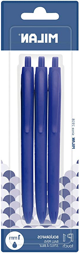 MILAN P1 Touch Boligrafos, Azul,
