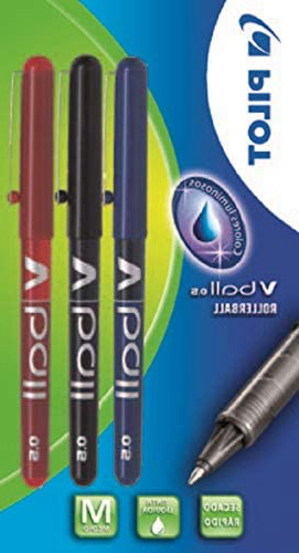 Pilot V ball 0,5 - Blíster de bolígrafos, 3 unidades