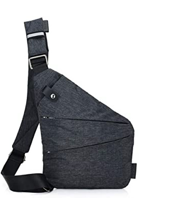 Bandolera Ovecat, cruzada al hombro, por el pecho o la espalda, mochila antirrobo, para hombre y mujer