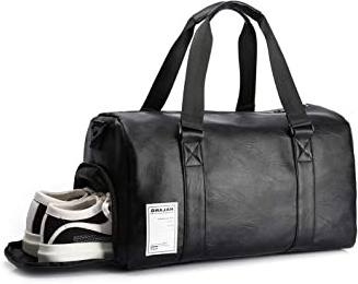 UBaymax 32L Bolsas de Deporte con Compartimento de Zapatos,Bolsas de Gimnasia Impermeable,Bolso de Viaje Fin de Semana,Travel Duffle Bag para Hombre/Mujer,Bolso Bandolera para Natación/Surf/Viajar